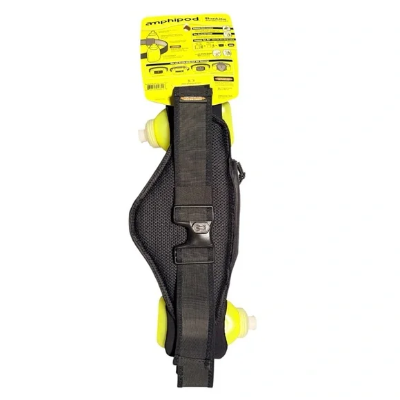 Amphipod Hydration Belt RunLite Air Stretch Trail Adjustable Belt Bottles NEW - Picture 6 of 13